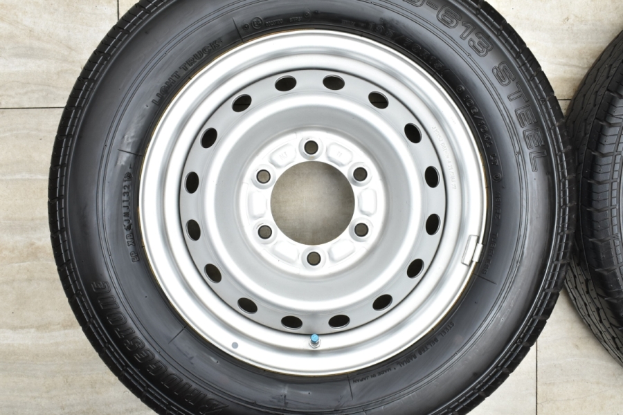 イボ付き 195/70R15 106/104L LT ブリヂストン RD-613 ブリヂストン RD-613 STEEL 195/70R15 106/104 LT 4本 – タイヤ