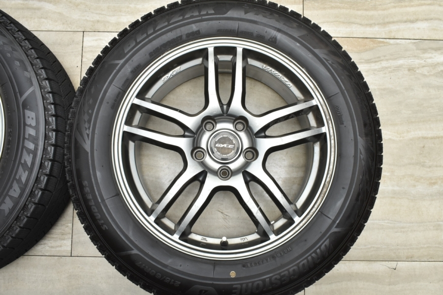 【バリ溝】VRX2 215/60R17 エスティマ純正17ホイールセット バリ溝】VRX2 215/60R17 エスティマ純正17ホイールセット バリ溝