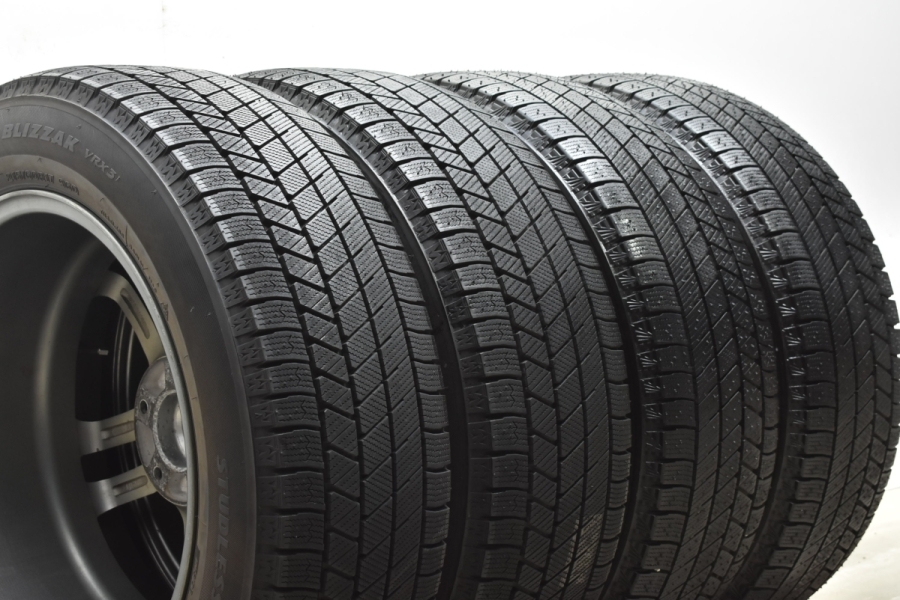 2021年製 バリ溝】GYCE 17in 7J +48 PCD114.3 ブリヂストン ブリザック VRX3 215/60R17 レクサスUX  C-HR カローラクロス オデッセイ 中古 スタッドレスタイヤホイールセット | パーツ販売ナンバーワン