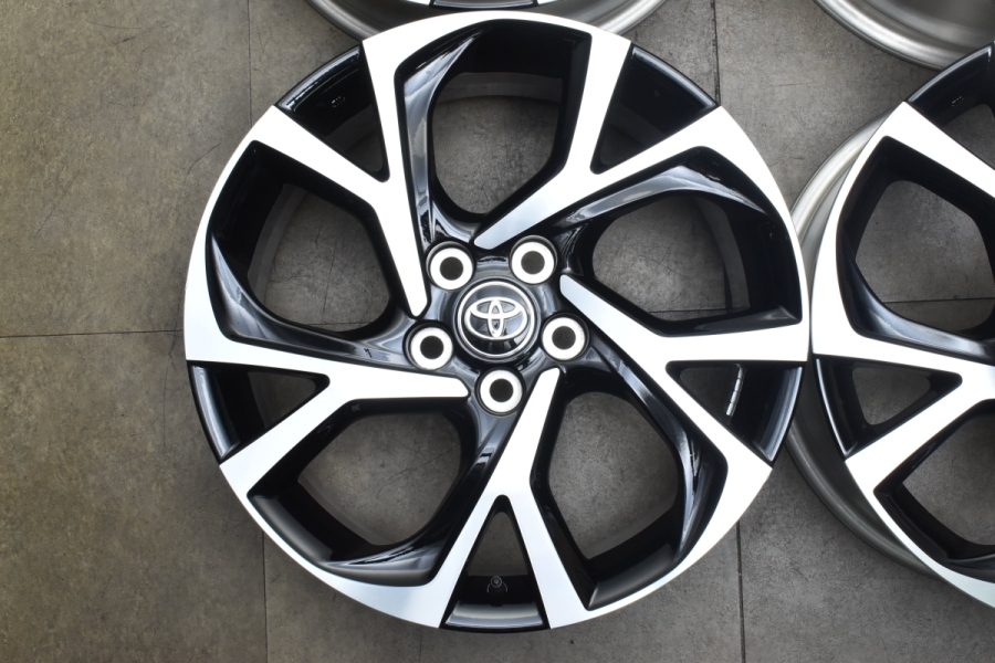 新車外し 美品】トヨタ C-HR 純正 18in 7J +50 PCD114.3 4本 ノア