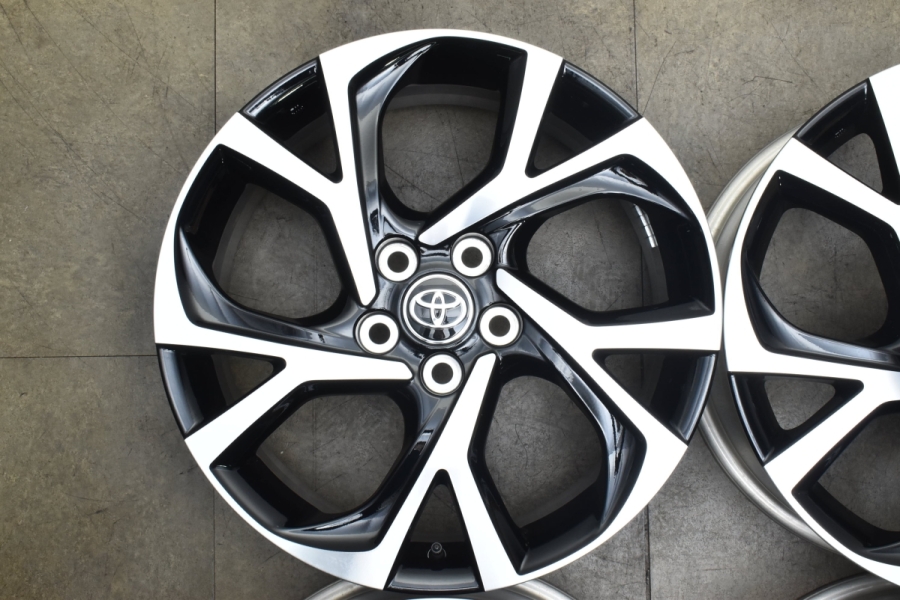 新車外し 美品】トヨタ C-HR 純正 18in 7J +50 PCD114.3 4本 ノア