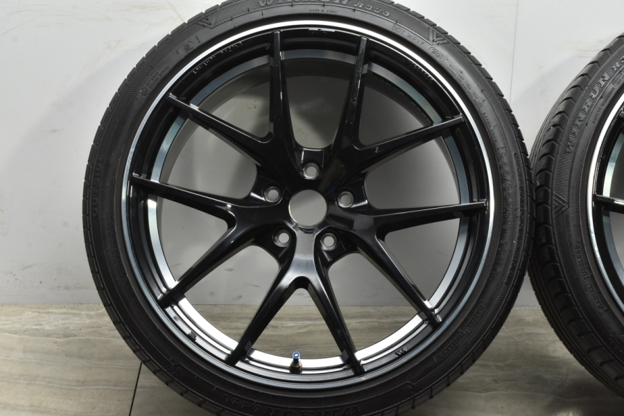 美品】アドバンレーシング VIGOROSO N628 19in 8.5J +35 9.5J +
