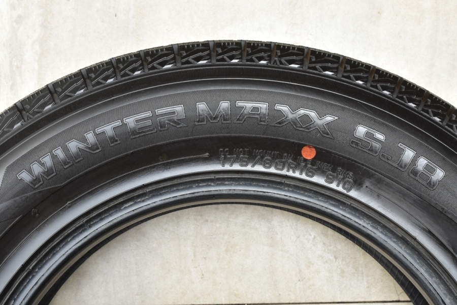 2019年製 バリ溝】ダンロップ ウィンターマックス SJ8 175/80R16 4本