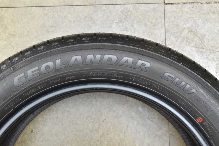 2022年製 新車外し品】ヨコハマ ジオランダー G055 225/55R18 4