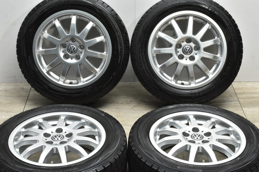 程度良好品】TARGA C-WORKS 15in 6J +38 PCD100 ダンロップ ウィンターマックス WM01 185/60R15  フォルクスワーゲン ポロ 純正サイズ 中古 スタッドレスタイヤホイールセット | パーツ販売ナンバーワン