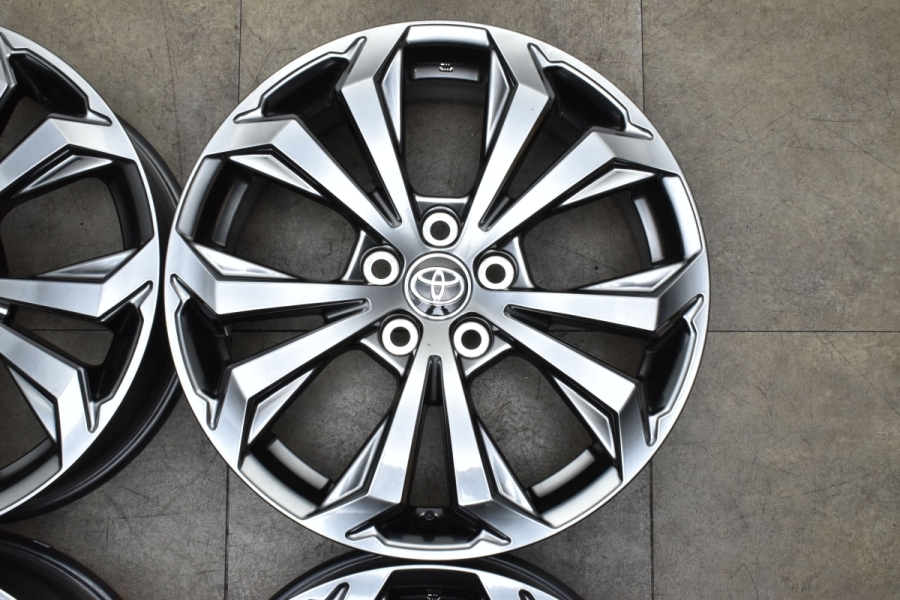 新車外し】トヨタ RAV4 Gグレード 後期 純正 18in 7J +35 PCD114.3 4本