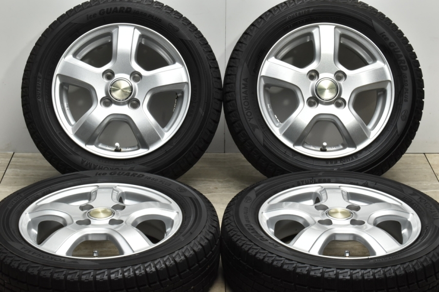 美品】GRASS 13in 4.00B +42 PCD100 ヨコハマ アイスガード5PLUS iG50+ 155/65R13 ゼスト ザッツ アルト  ワゴンR ムーヴ ミラ 軽自動車 中古 スタッドレスタイヤホイールセット | パーツ販売ナンバーワン