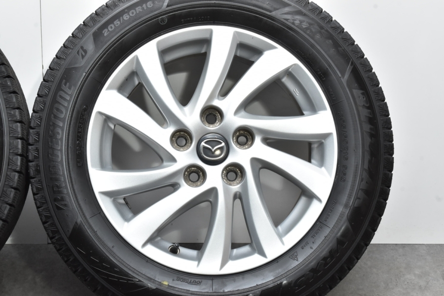 バリ溝。MAZDAマツダ プレマシー 純正 16インチ×6.5＋52.5