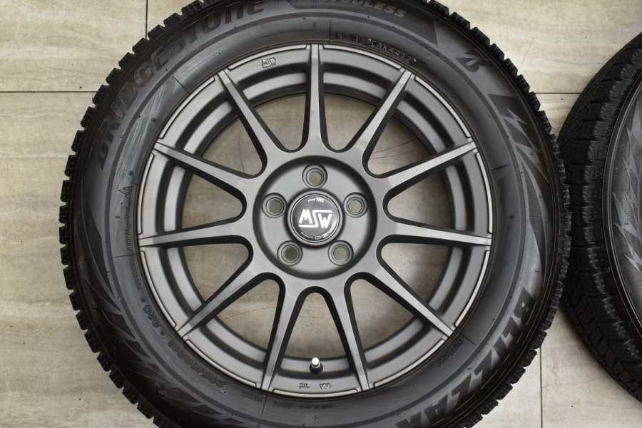 美品】MSW 85 16in 6.5J +50 PCD108 ブリヂストン ブリザック VRX2 205/60R16 ボルボ V40クロスカントリー  V70 純正サイズ 中古 スタッドレスタイヤホイールセット | パーツ販売ナンバーワン