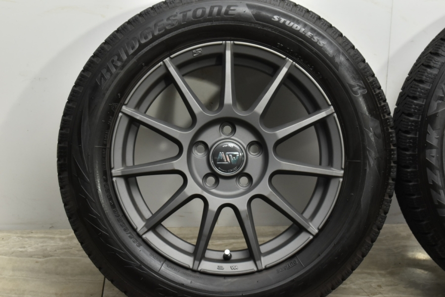 美品】MSW 85 16in 6.5J +50 PCD108 ブリヂストン ブリザック VRX2 205