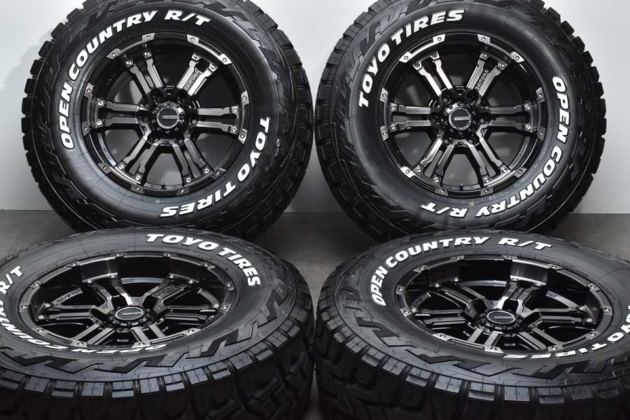 使用わずか 美品】RAYS DAYTONA FDX collection 17in 8J +20 PCD139.7 オープンカントリー R/T  LT285/70R17 プラド サーフ リフトアップ 中古 タイヤホイールセット | パーツ販売ナンバーワン