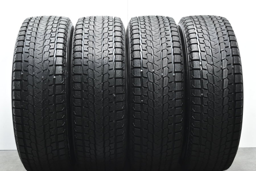 【程度良好】RIZLEY 18in 7.5J +38 PCD114.3 ヨコハマ アイスガード G075 235/65R18 レクサス RX ニッサン  ムラーノ バリ溝