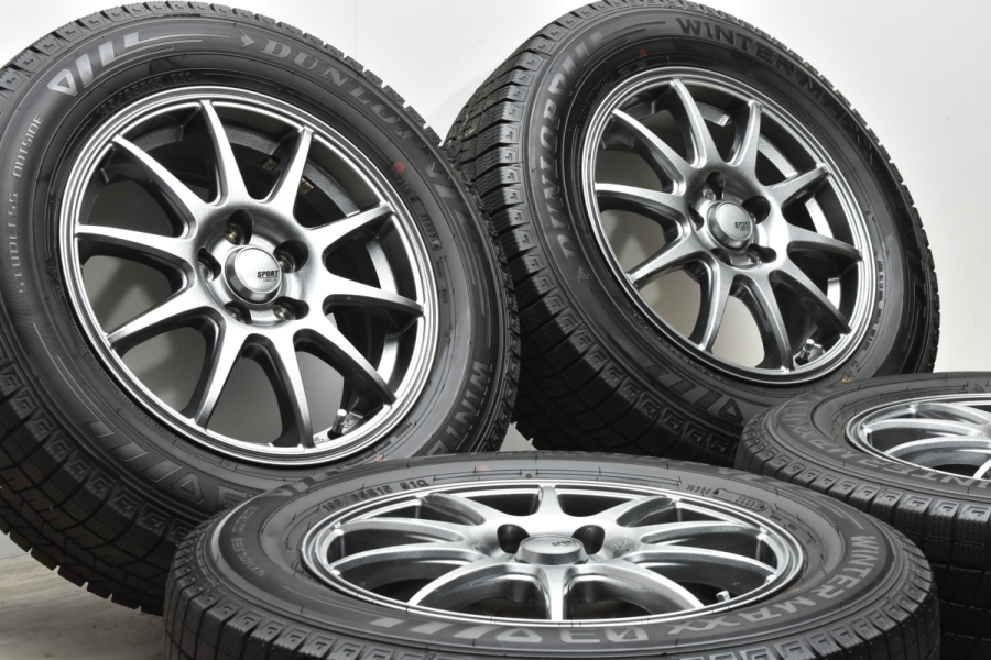 ダンロップ ウィンターマックス 195/65r15 2021年 美品バリ溝！！-