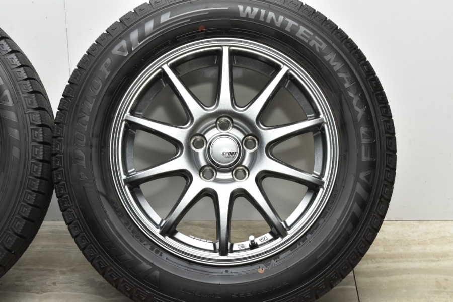 公式の店舗 6J 美品】15in WM03付 バリ溝 2021年製 +45 2021年製 PCD100 タイヤ・ホイール