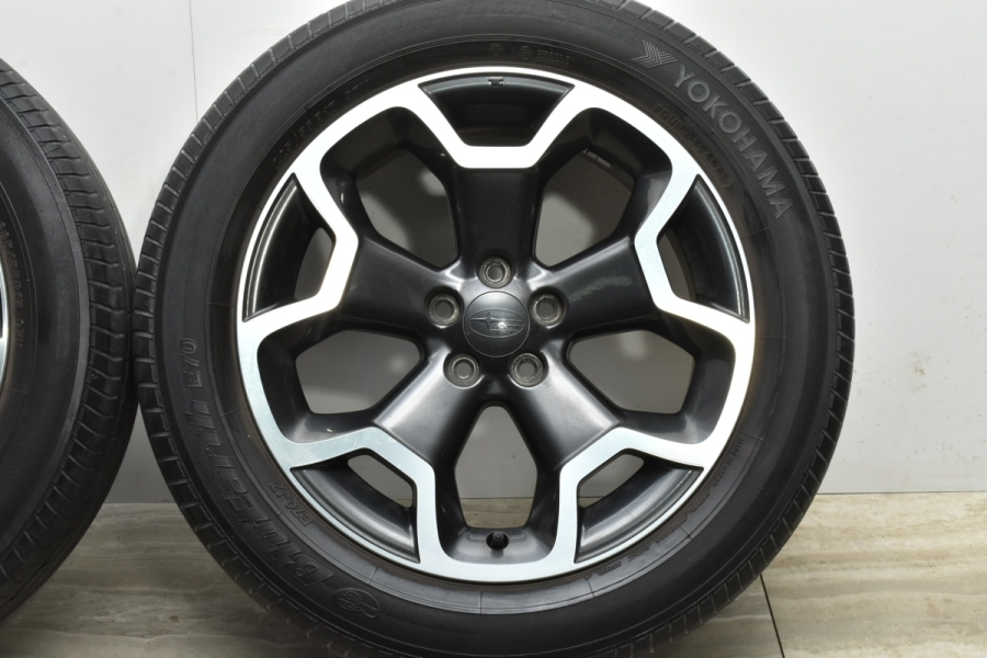 良好品】スバル GP XV 純正 17in 7J+48 PCD100 ENKEI製 ヨコハマ