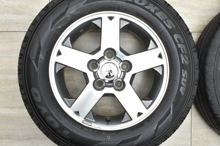 2022年製 バリ溝】ミツビシ パジェロミニ 純正 15in 5.5J +46 PCD114.3