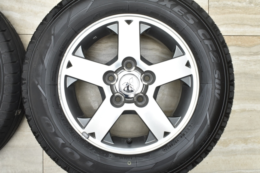 2022年製 バリ溝】ミツビシ パジェロミニ 純正 15in 5.5J +46 PCD114.3  