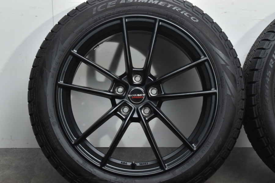 2021年製 バリ溝】ボルベット 18in 8J +35 PCD112 ピレリ アイス