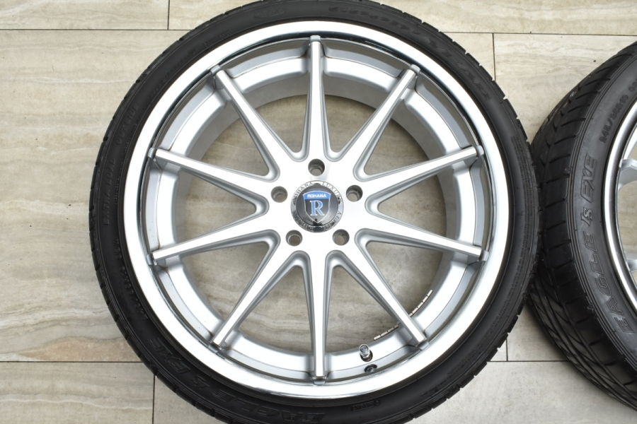 美品 コンケイブ】ROHANA RC10 19in 8.5J +42 PCD112 グッドイヤー イーグル LS EXE 245/35R19 アウディ  A4 A6 ベンツ W212 Eクラス 中古 タイヤホイールセット | パーツ販売ナンバーワン