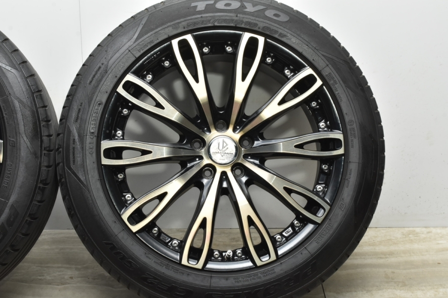 美品 バリ溝】WORK アバンツォーネ フィオリータ 19in 8J+48 114.3 トーヨー 225/55R19 CX-5 CX-8  エクストレイル レガシィアウトバック 中古 タイヤホイールセット | パーツ販売ナンバーワン