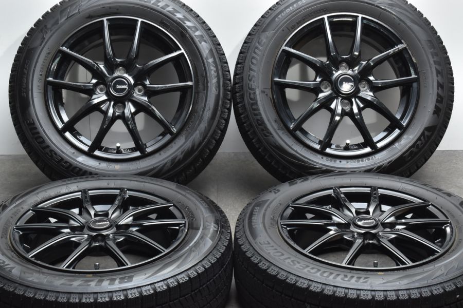 程度良好品】Gスピード 14in 5.5J +45 PCD100 ブリヂストン ブリザック VRX2 175/65R14 ヴィッツ フィット キューブ  ノート デミオ 中古 スタッドレスタイヤホイールセット | パーツ販売ナンバーワン