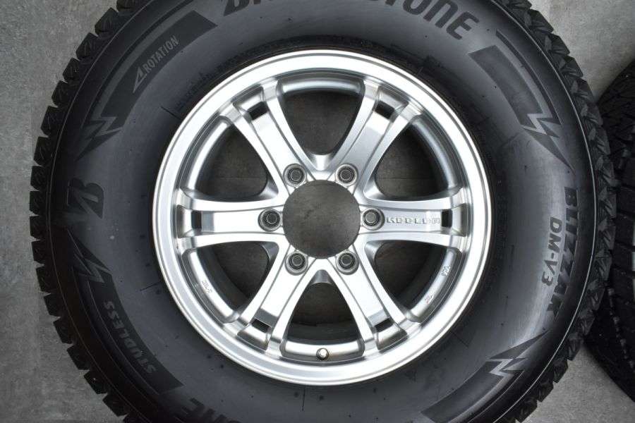 特価品】WEDS キーラー 16in 7J +37 PCD139.7 ブリヂストン ブリザック 265/70R16 ランドクルーザープラド ハイラックス サーフ 中古 スタッドレスタイヤホイールセット | パーツ販売ナンバーワン