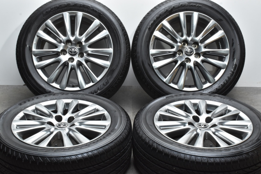 ハリアー60 プレミアム純正ホイール4本セット溝7.5mm