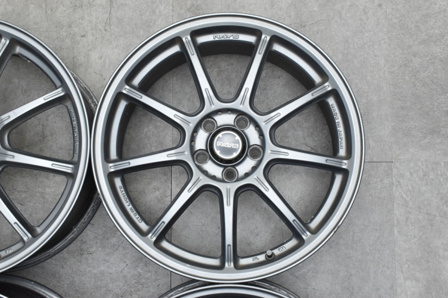 人気 良好品】RAYS GRAM LIGHTS 57G 17in 7J +50 PCD100 5穴 4本セット