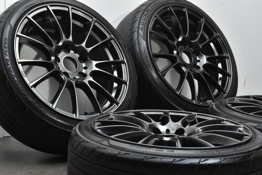 ZC33S スイフトスポーツ サイズ】WedsSport SA-72R 17in 7.5J +45 PCD114.3 ヨコハマ アドバン フレバ  V701 195/45R17 ZC32S スイスポ 中古 タイヤホイールセット パーツ販売ナンバーワン