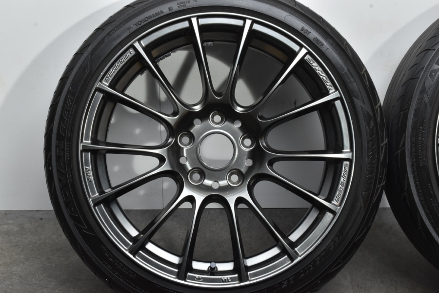 ZC33S スイフトスポーツ サイズ】WedsSport SA-72R 17in 7.5J +45 PCD114.3 ヨコハマ アドバン フレバ  V701 195/45R17 ZC32S スイスポ 中古 タイヤホイールセット | パーツ販売ナンバーワン