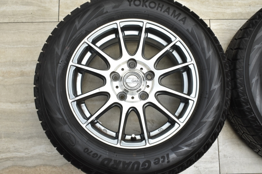 【2021年製 iG70付】GAB 15in 6J +53 PCD114.3 ヨコハマ アイスガード 195/65R15 ノア ヴォクシー  エスクァイア ステップワゴン