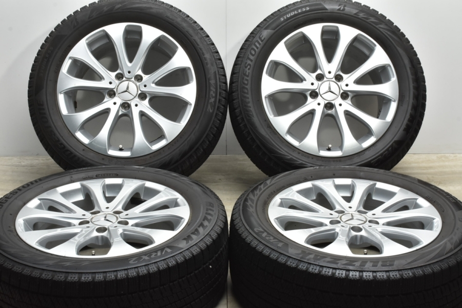 正規品 美品】ベンツ W213 Eクラス 純正 17in 7.5J +40 PCD112 ブリヂストン ブリザック VRX2 225/55R17  品番:A2134011000 中古 スタッドレスタイヤホイールセット | パーツ販売ナンバーワン