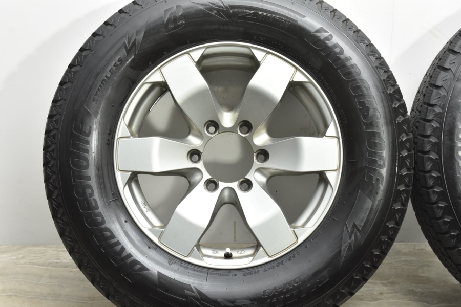 バリ溝 DM-V3付】プラド ハイラックス サーフ 等に 17in 7.5J +30