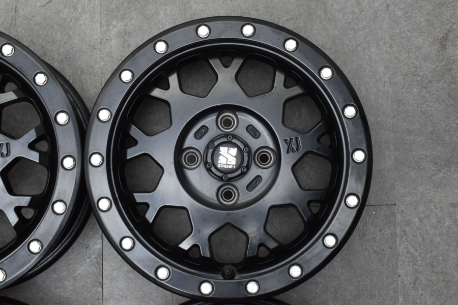 人気ホイール】エクストリームJ XJ04 14in 4.5J +43 PCD100 4本セット