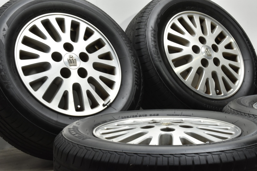 2022年製 バリ溝】トヨタ 170 クラウン ロイヤル 純正 15in 6.5J +50  