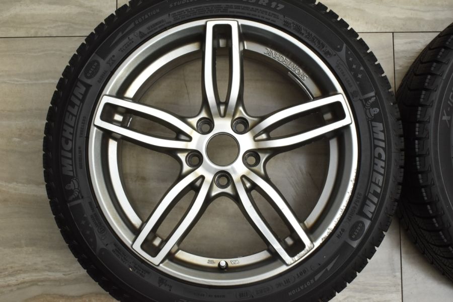 程度良好品】スポーツテクニック 17in 7J +48 PCD108 ミシュラン X  