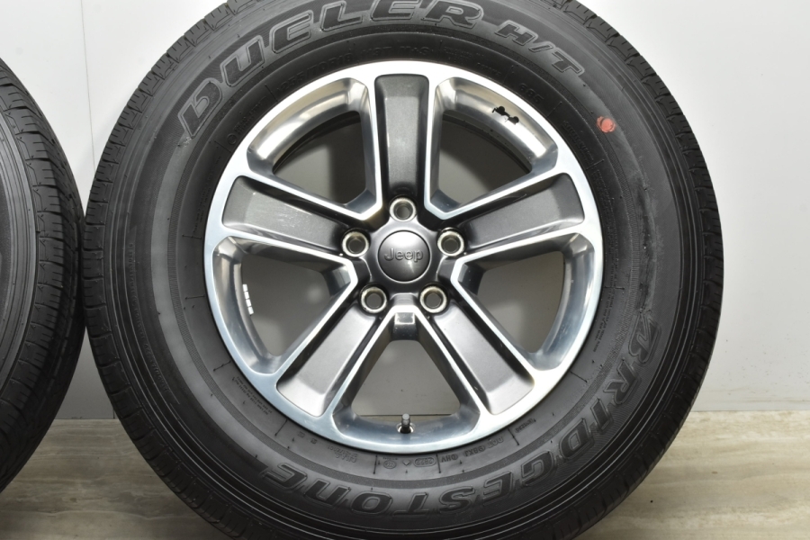 255/70R18 ブリヂストン【ラングラーサハラ純正タイヤ】 2022年製 新車外し品】ジープ JL ラングラー サハラ 純正 18in 7.5J +