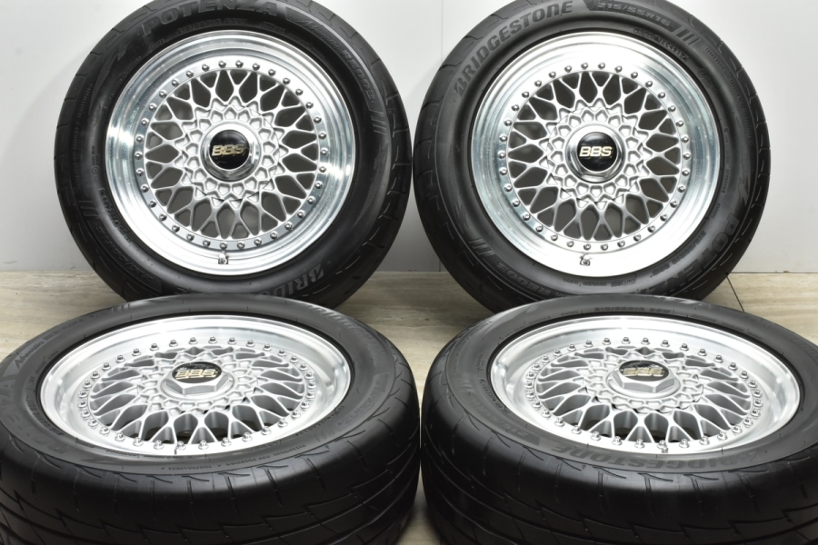 希少 美品】BBS RS137 16in 7J +45 PCD114.3 ポテンザ アドレナリン RE003 215/55R16 170 150  クラウン アスリート エステート ソアラ 中古 タイヤホイールセット | パーツ販売ナンバーワン