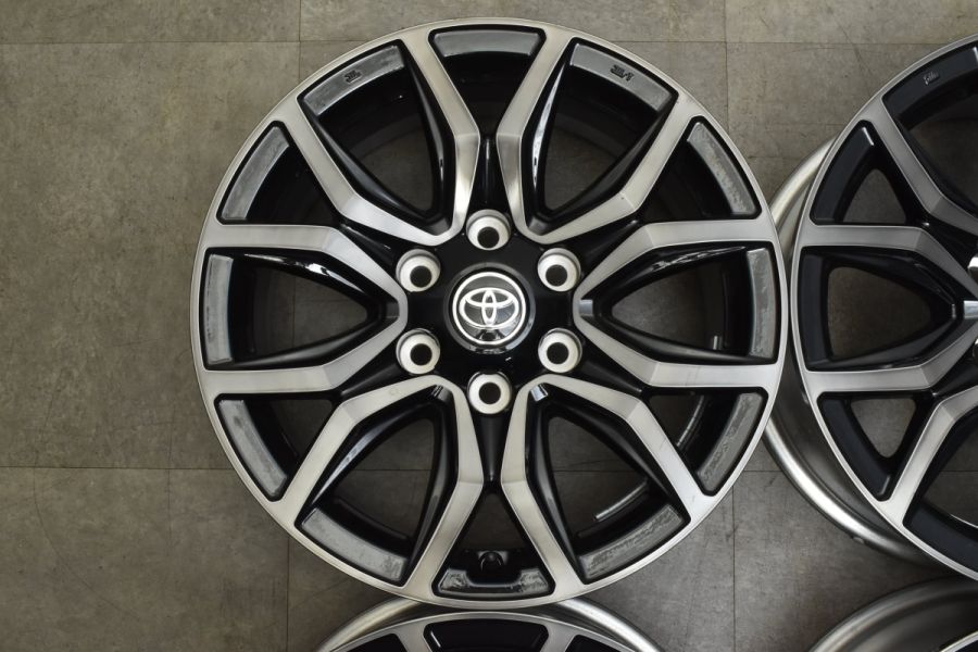 Y*o様 （新車外し)トヨタ ハイラックス 後期 純正 ハイエース 17インチ 新車外し美品】トヨタ ハイラックス GRスポーツ 純正 18in 7.5J +30