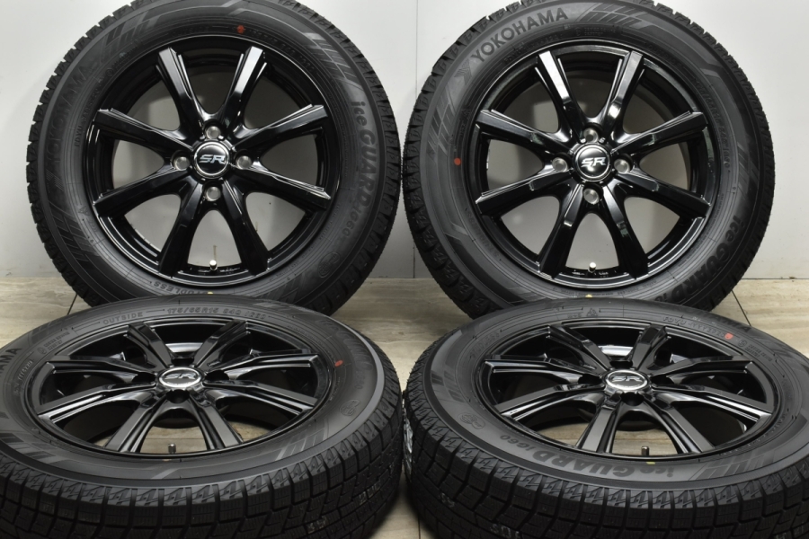 未使用 バリ溝】SR 15in 5.5J +42 PCD100 ヨコハマ アイスガード iG60  