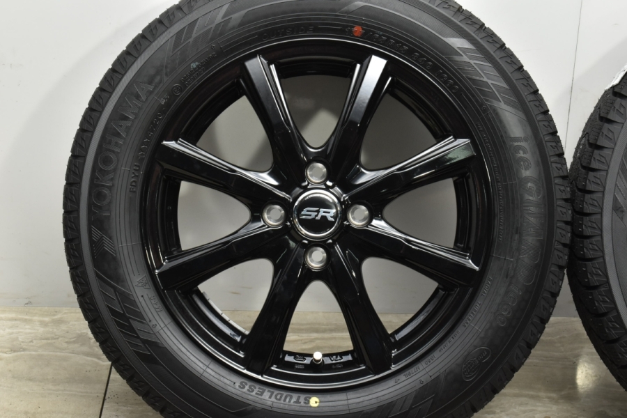 未使用 バリ溝】SR 15in 5.5J +42 PCD100 ヨコハマ アイスガード iG60 