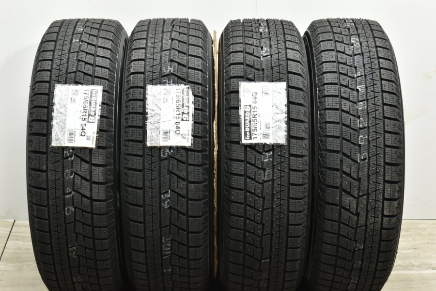 未使用 バリ溝】SR 15in 5.5J +42 PCD100 ヨコハマ アイスガード iG60 