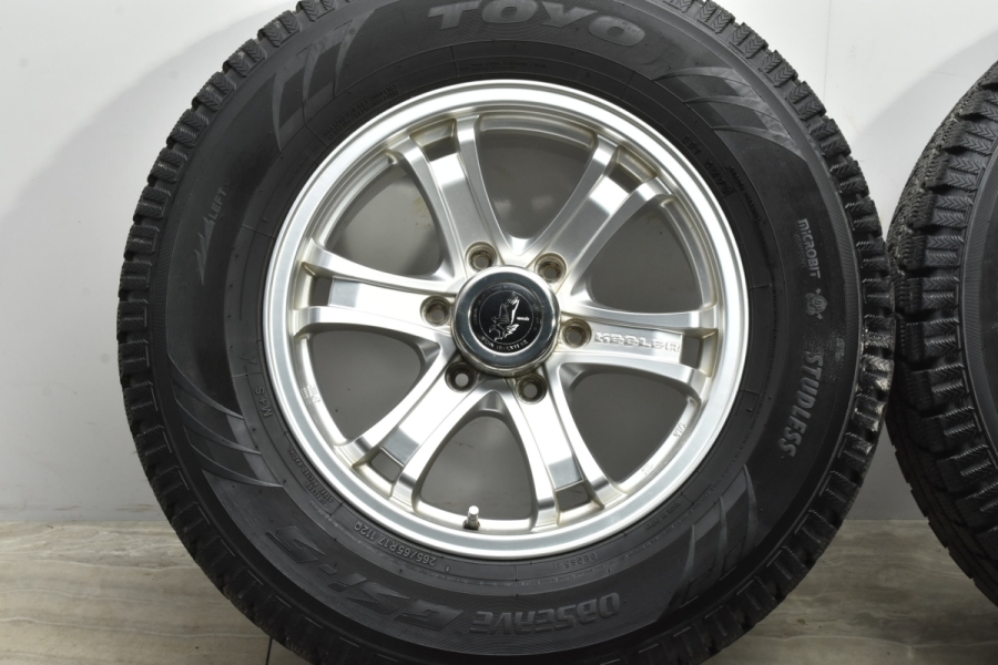 美品】ウェッズ キーラー フォース 17in 7.5J +25 PCD139.7 トーヨー オブザーブ GSi-5 265/65R17 プラド  ハイラックス サーフ 中古 スタッドレスタイヤホイールセット | パーツ販売ナンバーワン