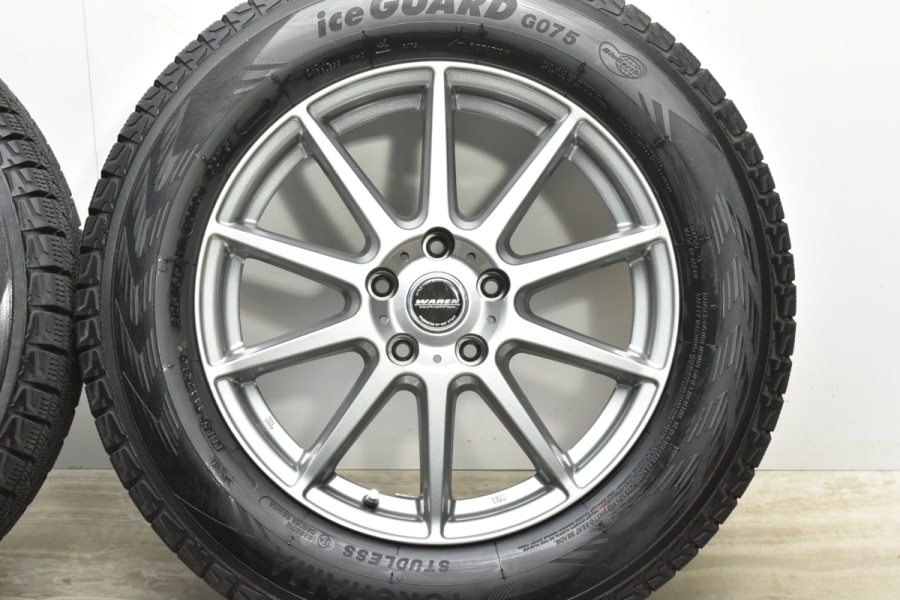 美品】 WAREN 17in 7J +38 PCD114.3 ヨコハマ アイスガード G075 225 