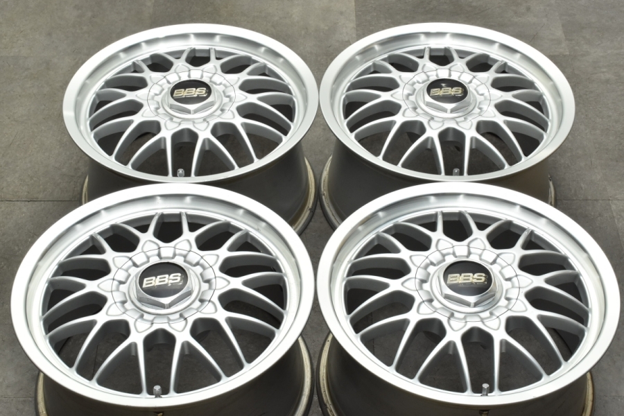 【希少 鍛造】BBS RG171 16in 8J +45 PCD114.3 4本 レクサス IS チェイサー マーク2 アルテッツァ クラウン  アリスト セルシオ ハブ径60mm