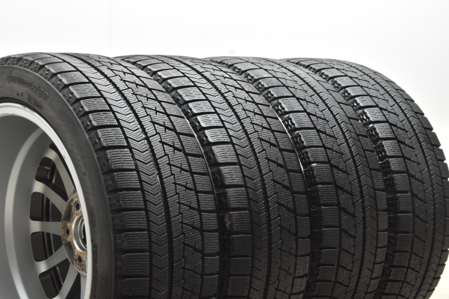 【良好品】RAYS VERSUS TURISMO 17in 7JJ +48 PCD100 ブリヂストン ブリザック VRX 205/50R17  プリウス カローラスポーツ インプレッサ