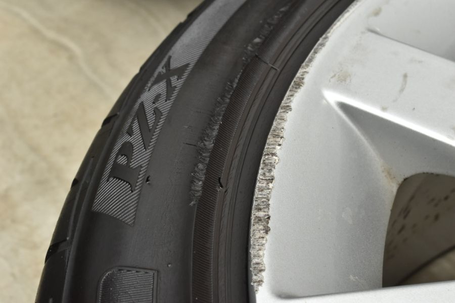 正規品】プジョー 207 純正 17in 7J +26 PCD108 ブリヂストン ファルケン 205/45R17 4本 ノーマル戻し  スタッドレス用にも 中古 タイヤホイールセット | パーツ販売ナンバーワン