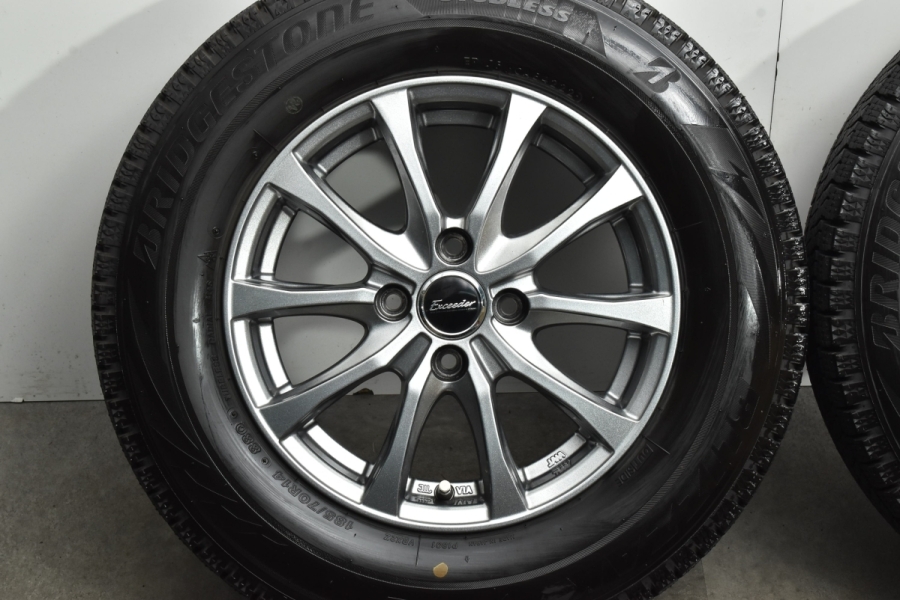 イボ有り！美品！B.S VRX2 185/70R14 4本 2021年 □2022年製□ブリヂストン ブリザックVRX2 185/70R14 4本