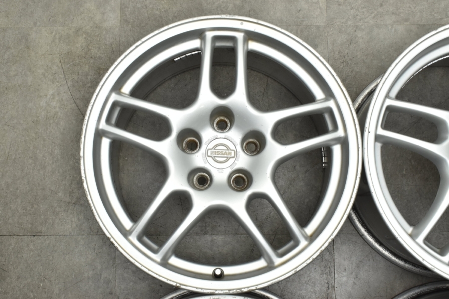 日産 33 GT-R 純正ホイール 17インチ 9J +30　4本 鍛造】ニッサン BCNR33 スカイライン GT-R 純正 17in 9JJ +30 PCD114.3