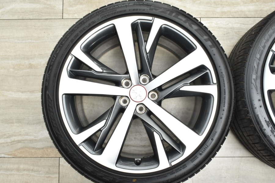 美品 バリ溝】プジョー RCZ GTライン 純正 19in 8.5J +27 PCD108 ファルケン アゼニス FK510 235/40R19  品番:9800684277 GT-Line 正規品 中古 タイヤホイールセット | パーツ販売ナンバーワン